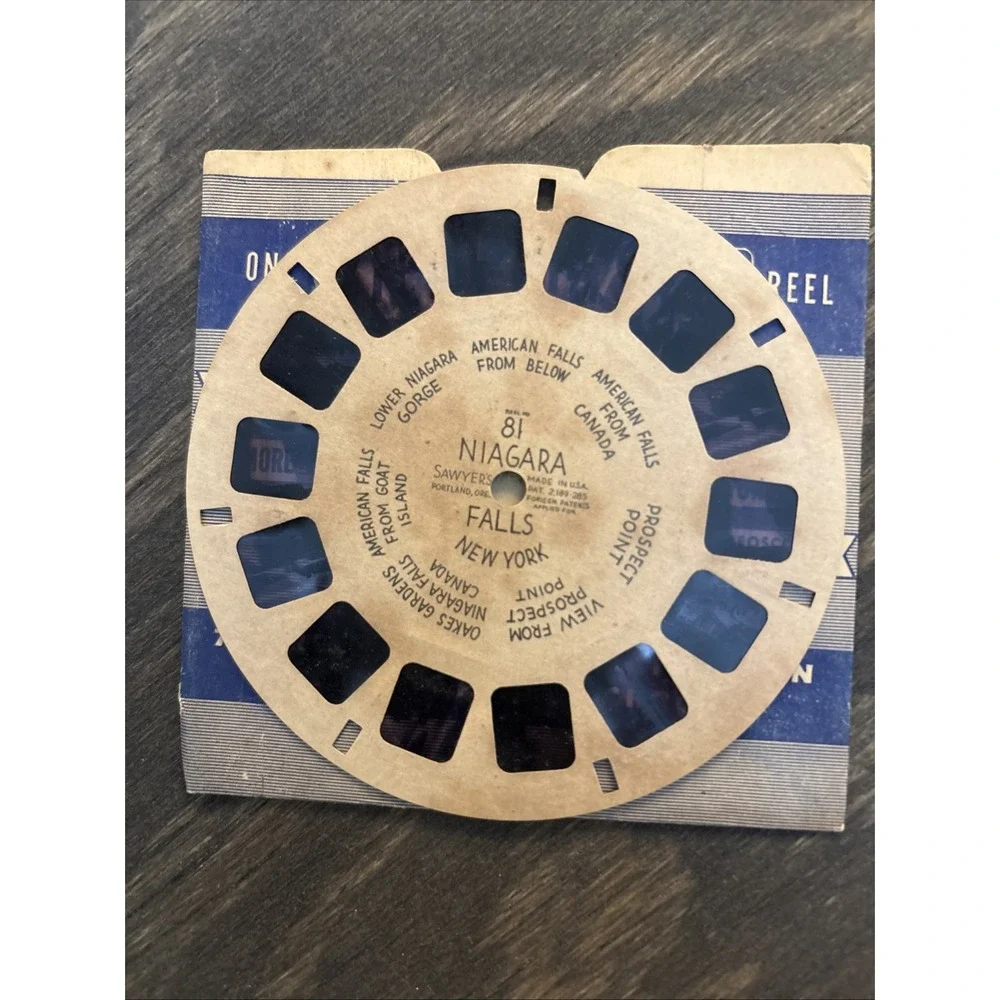 Lot Of 10 Vintage Sawyer's View Master Reels, 7 More Wonders Of The World